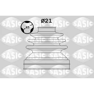 SASIC CV-Gelenkboot - Vorderachse - Fiat 500, Grande Punto, Lancia SASIC CV-Gelenkboot - Vorderachse - Fiat 500, Grande Punto, Lancia