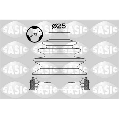 Sasic 1906107 Achsmanschette Satz - Achsmanschette Satz Sasic 1906107 Achsmanschette Satz - Achsmanschette Satz