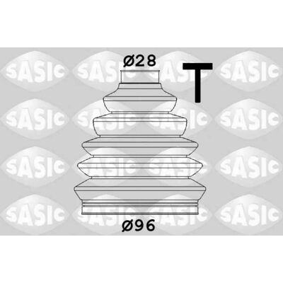 SASIC 1906159 Kit Soufflet de Cardan - Essieu avant, côté roue SASIC 1906159 Kit Soufflet de Cardan - Essieu avant, côté roue