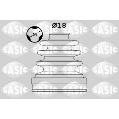 SASIC 1906168 - Drive Shaft Hub Gasket Repair Kit SASIC 1906168 - Drive Shaft Hub Gasket Repair Kit