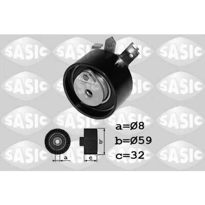 SASIC 1704023 Timing Belt Tensioner Pulley - Timing Belt Tensioner SASIC 1704023 Timing Belt Tensioner Pulley - Timing Belt Tensioner