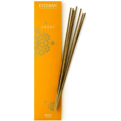 Incenso Ambra Esteban - 20 Bastoncini - Fragranza naturale Incenso Ambra Esteban - 20 Bastoncini - Fragranza naturale