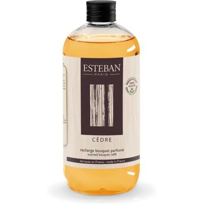 Esteban Paris Recharge Diffuseur Cèdre 500ml - Récupération Diffuseur Esteban Paris Recharge Diffuseur Cèdre 500ml - Récupération Diffuseur