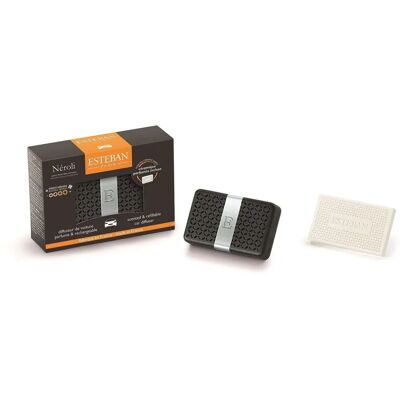 Diffusore auto Neroli Esteban - Fragranza Neroli, ricaricabile, 4 settimane Diffusore auto Neroli Esteban - Fragranza Neroli, ricaricabile, 4 settimane