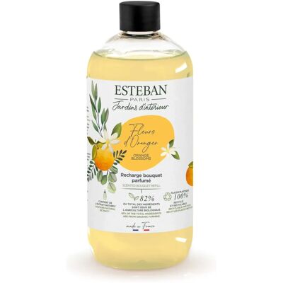 Rechargement 500 ml Esteban Fleurs D''oranger - Diffuseur Rechargement 500 ml Esteban Fleurs D''oranger - Diffuseur