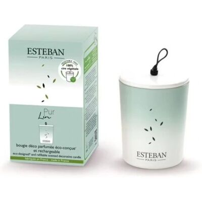Esteban - Candela Profumata Pur Lin Blu - Candela Profumata Esteban - Candela Profumata Pur Lin Blu - Candela Profumata
