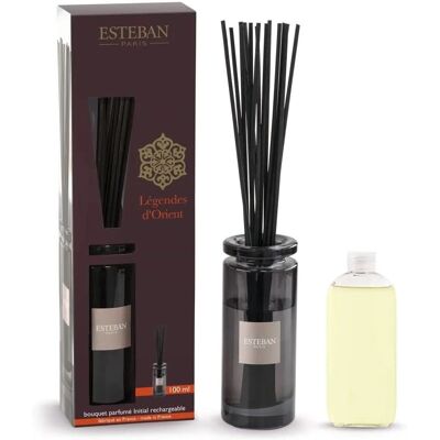 Diffuseur Initial Esteban - Légendes d'Orient - 100ml recharge - Publicité Diffuseur Initial Esteban - Légendes d'Orient - 100ml recharge - Publicité