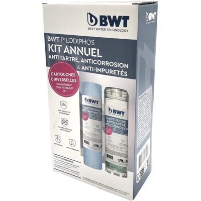 Filtro de agua BWT Modelo - 2 Cartuchos - Antical & Impurezas Filtro de agua BWT Modelo - 2 Cartuchos - Antical & Impurezas