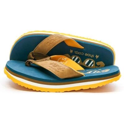 Cool Shoe Tongs - S3sla004 - Bleu/Orange Chaussures d'enfants - Publicité Cool Shoe Tongs - S3sla004 - Bleu/Orange Chaussures d'enfants - Publicité