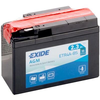 Batteria Moto Exide 12V 2,3Ah - AGM senza manutenzione Batteria Moto Exide 12V 2,3Ah - AGM senza manutenzione