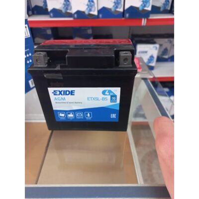 Batteria Moto Exide ETX5L-BS - 12V, 4Ah, 70A, Compatta Batteria Moto Exide ETX5L-BS - 12V, 4Ah, 70A, Compatta