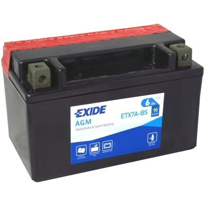 Batteria Moto Exide 12V 6Ah - Compatta, Qualità Europea Batteria Moto Exide 12V 6Ah - Compatta, Qualità Europea
