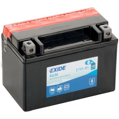 Batería de Moto Exide 12V 8Ah - Compatible con Parada y Arranque Batería de Moto Exide 12V 8Ah - Compatible con Parada y Arranque
