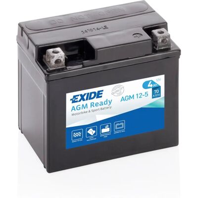 Exide Bateria de Motocicleta AGM12-5 12V 4Ah 70A - Bateria de moto Exide Bateria de Motocicleta AGM12-5 12V 4Ah 70A - Bateria de moto