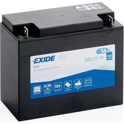 Batteria Moto Gel Exide - 12V 16Ah 100A - Pronta Off-road Batteria Moto Gel Exide - 12V 16Ah 100A - Pronta Off-road