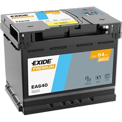 Exide Premium EA640 12V 64Ah Exide Premium EA640 12V 64Ah