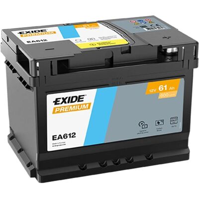 Exide Premium EA612 12V 61 Ah Exide Premium EA612 12V 61 Ah