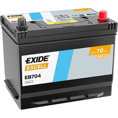 Exide Excell EB704 12V 70Ah Exide Excell EB704 12V 70Ah