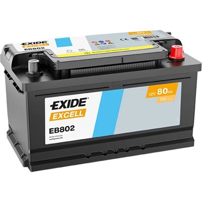 Exide Excell EB802 12V 80Ah Exide Excell EB802 12V 80Ah