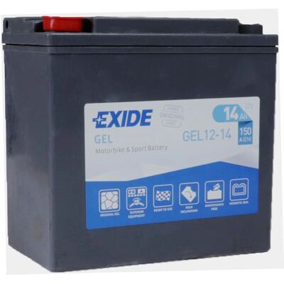 Batteria Gel Moto Exide - 12V, 14Ah, 150x90x145mm Batteria Gel Moto Exide - 12V, 14Ah, 150x90x145mm