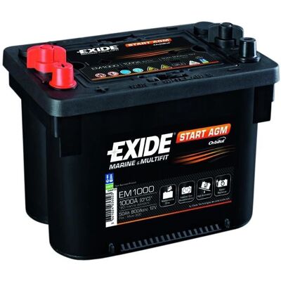 Exide 12V 50Ah EM1000 Exide 12V 50Ah EM1000