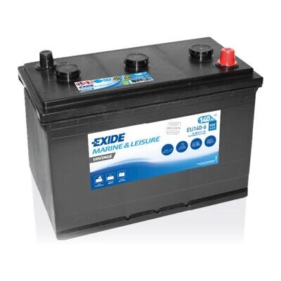 Batterie véhicule Exide EU140-6 - 140Ah, 6V, Marine/Loisir - Publicité Batterie véhicule Exide EU140-6 - 140Ah, 6V, Marine/Loisir - Publicité