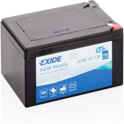 Exide Motorfiets AGM Accu - 12V 12Ah 150A - 150x100x100mm Exide Motorfiets AGM Accu - 12V 12Ah 150A - 150x100x100mm