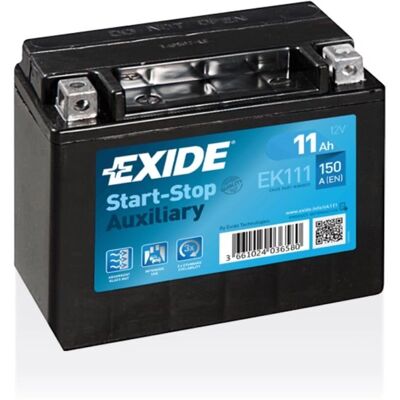 Batterie Auto Exide EK111 - Haute Performance, 12V 11Ah - Publicité Batterie Auto Exide EK111 - Haute Performance, 12V 11Ah - Publicité