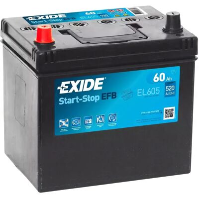 Batteria auto Exide EL605 60Ah 520A - Compatibile start & stop Batteria auto Exide EL605 60Ah 520A - Compatibile start & stop
