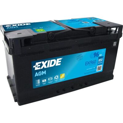 Autobaterie Exide EK960 - 96 Ah, 12 V, AGM, Spolehlivý start-stop Autobaterie Exide EK960 - 96 Ah, 12 V, AGM, Spolehlivý start-stop