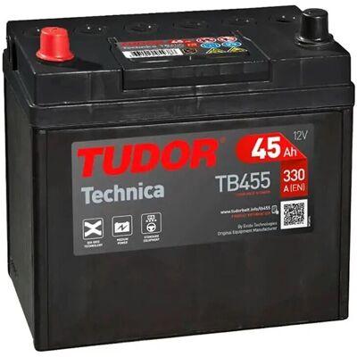 Tudor - TB455 - 45Ah 330A - Pos izquierda - Batería coche Tudor - TB455 - 45Ah 330A - Pos izquierda - Batería coche