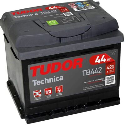 Batería de coche TUDOR TB442 - 44Ah, 420A Arranque en frío Batería de coche TUDOR TB442 - 44Ah, 420A Arranque en frío