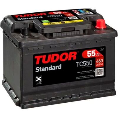 Batería de Coche Tudor TC550 - 55Ah 460A - Gama Standard Batería de Coche Tudor TC550 - 55Ah 460A - Gama Standard