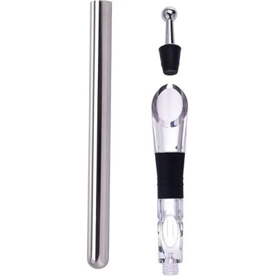 Laguiole refroidisseur de vin - Ensemble de 3 pièces en acier inoxydable Laguiole refroidisseur de vin - Ensemble de 3 pièces en acier inoxydable