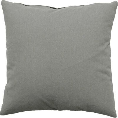 Housse amovible grise IDEKO - Coussin - Publicité Housse amovible grise IDEKO - Coussin - Publicité