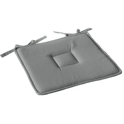 HOME MAISON Coussin en coton gris avec nœuds - Coussin - Publicité HOME MAISON Coussin en coton gris avec nœuds - Coussin - Publicité
