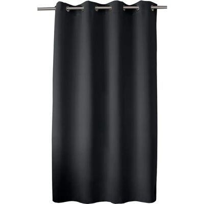 Enjoy Home Dark Gray Polyester Curtain - Curtain Enjoy Home Dark Gray Polyester Curtain - Curtain