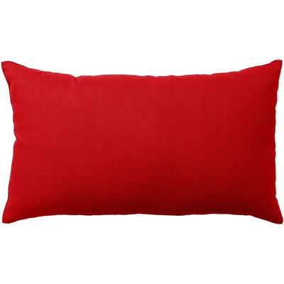 Coussin en coton rouge ENJOY HOME - Décoration - 30x50 cm - Publicité Coussin en coton rouge ENJOY HOME - Décoration - 30x50 cm - Publicité