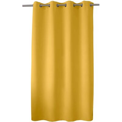 Rideau Occultant Enjoy Home - 140x180cm, Jaune, 8 Oeillets Rideau Occultant Enjoy Home - 140x180cm, Jaune, 8 Oeillets