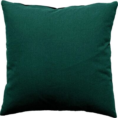 Coussin en Coton Vert Foncé HOME MAISON - Housse Amovible - 40x40cm & 60x60cm - Publicité Coussin en Coton Vert Foncé HOME MAISON - Housse Amovible - 40x40cm & 60x60cm - Publicité