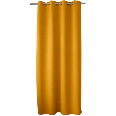 Cortina Opaca para el Hogar con Hilo Negro y 8 Ojalillos Plateados - Cortina Cortina Opaca para el Hogar con Hilo Negro y 8 Ojalillos Plateados - Cortina