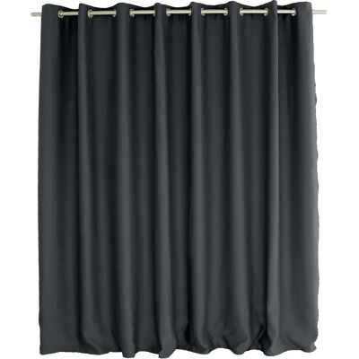 Obskur Ciemnoszara Zaciemniająca Zasłona - 300x240cm Obskur Ciemnoszara Zaciemniająca Zasłona - 300x240cm