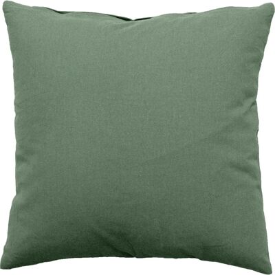 ENJOY HOME Coussin en Coton Vert Argile 60x60cm - Publicité ENJOY HOME Coussin en Coton Vert Argile 60x60cm - Publicité