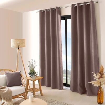ENJOY HOME Teddy Velour Curtain - 140x240cm - Privacy & Light Blocker ENJOY HOME Teddy Velour Curtain - 140x240cm - Privacy & Light Blocker