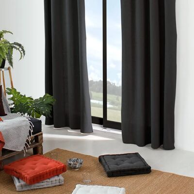 Tenda in cotone Enjoy Home con frange - 140x240cm - Ice Brown Tenda in cotone Enjoy Home con frange - 140x240cm - Ice Brown