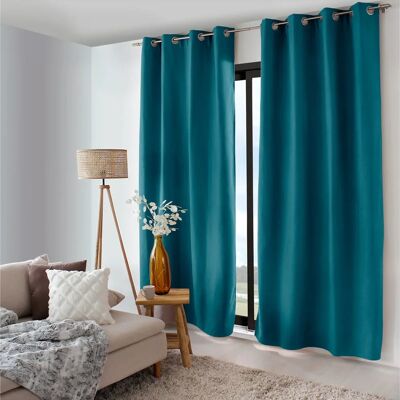 HOME MAISON Cortina térmica azul 135X240 - Cortina HOME MAISON Cortina térmica azul 135X240 - Cortina