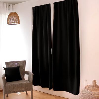 Blackout Glas Mat Zwart Maat: 90X210Cm - Raamdecoratie Blackout Glas Mat Zwart Maat: 90X210Cm - Raamdecoratie
