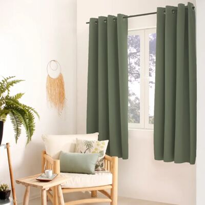 Home Maison Green Microfiber Thermal Curtain - Curtain Home Maison Green Microfiber Thermal Curtain - Curtain