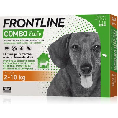Boehringer Ingelheim Frontline Dog Combo - 2-10kg - Pulci, zecche Boehringer Ingelheim Frontline Dog Combo - 2-10kg - Pulci, zecche