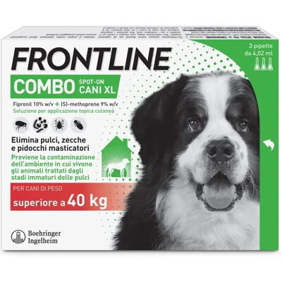 Frontline XL Cani Spot-On - Antiparassitario >40kg Frontline XL Cani Spot-On - Antiparassitario >40kg